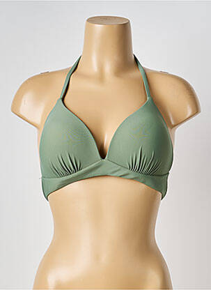 Sutien de costum de baie elasticitate top sutien modelat verde VERY ZEN femeie
