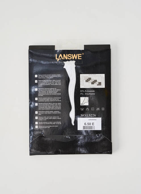 Colanți alb LANSWE femeie