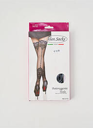 Colanți imprimeu fantezie negru ALAN SOCKS femeie