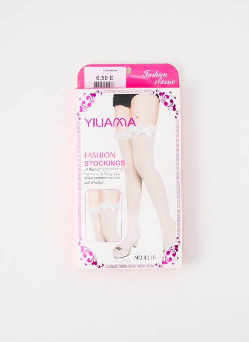Colanți alb FASHION CLASSIC femeie