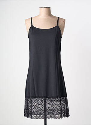 Jupon/Fond de rochie negru ROSA JUNIO femeie