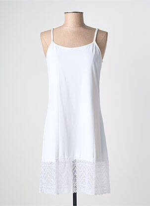 Jupon/Fond de rochie alb ROSA JUNIO femeie