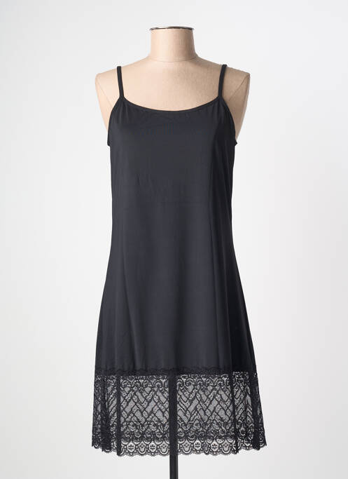 Jupon/Fond de rochie negru ROSA JUNIO femeie