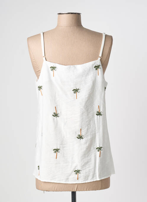 Top alb MAELLE femeie