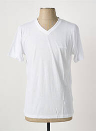 Tricou broderie mâneci scurte alb PIERRE CARDIN bărbat