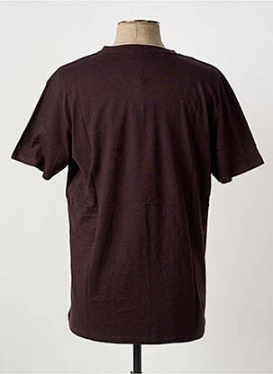 Tricou broderie mâneci scurte maro PIERRE CARDIN bărbat