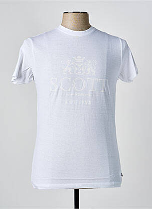 Tricou alb SCOTT bărbat