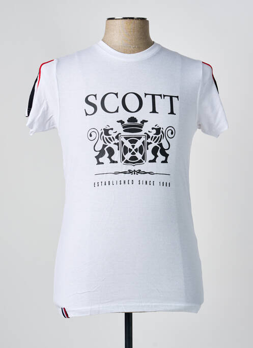 Tricou alb SCOTT bărbat