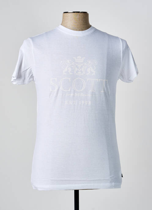 Tricou alb SCOTT bărbat