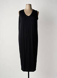 Rochie midi fără mâneci fără mâneci negru SOPHIA CURVY femme
