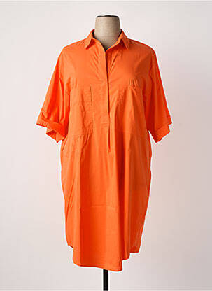 Rochie midi portocaliu WHITE LABEL femeie