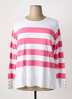 Pulover roz MARBLE femeie