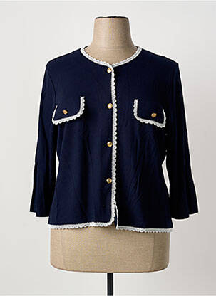 Vestă cu mâneci lungi albastru ALEXANDER & JACOB femeie