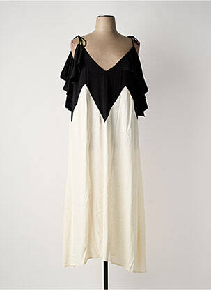 Rochie lungă bej MAT FASHION femeie