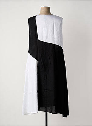 Rochie midi fără mâneci fără mâneci negru MAT FASHION femeie