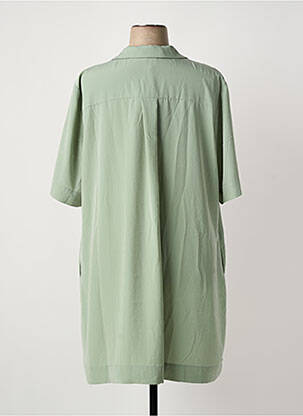 Rochie midi mâneci scurte mâneci scurte verde MAT FASHION femeie