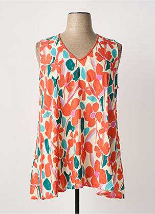 Top portocaliu FRANCK ANNA femeie