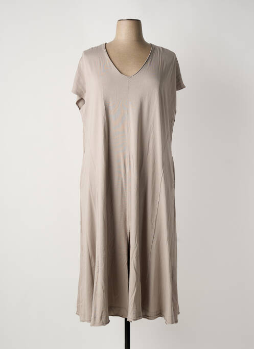 Rochie midi maro MAT FASHION femeie