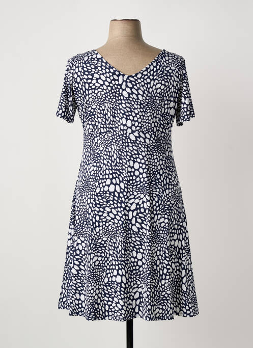 Rochie midi albastru MARBLE femeie