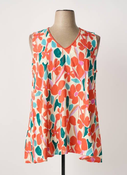 Top portocaliu FRANCK ANNA femeie