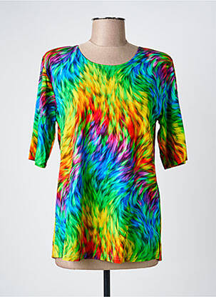 Tricou mâneci 3/4 mâneci 3/4 albastru OLIVER JUNG femeie