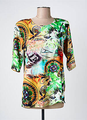 Tricou mâneci 3/4 mâneci 3/4 verde OLIVER JUNG femeie