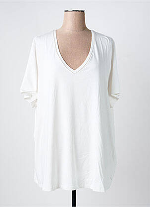 Top alb YESTA femeie