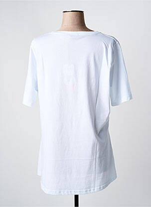 Tricou imprimeu fantezie mâneci scurte alb SOPHIA femeie
