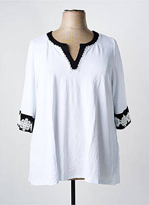 Tunică mâneci lungi alb ALEXANDER & JACOB femeie