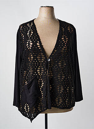 Vestă cu mâneci lungi negru FRANCK ANNA femeie