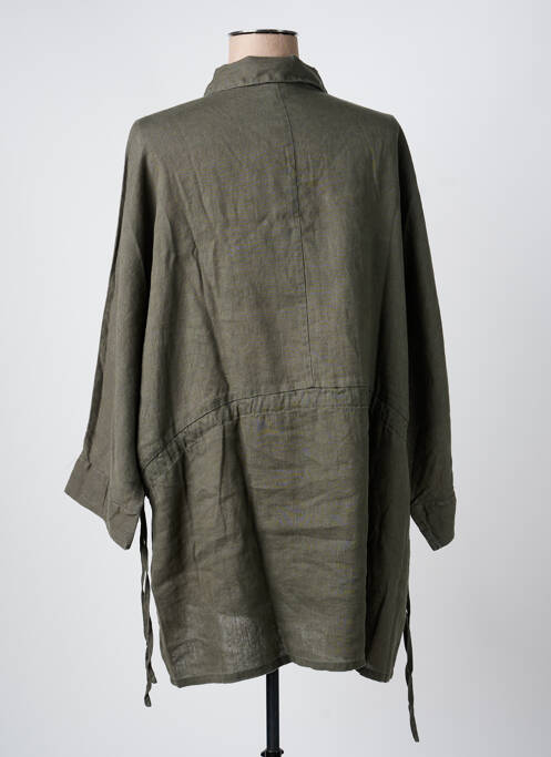 Tunică mâneci lungi verde K femeie