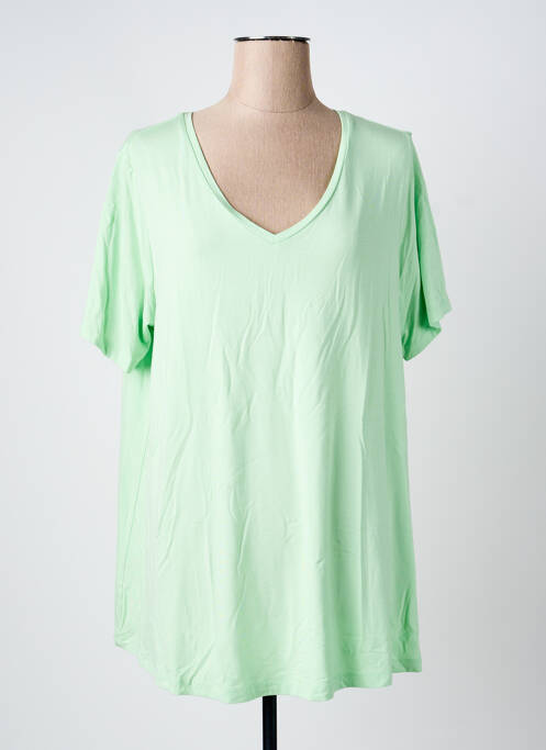 Tunică mâneci scurte verde YESTA femeie