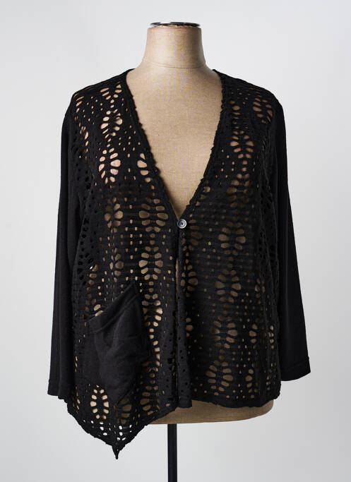 Vestă cu mâneci lungi negru FRANCK ANNA femeie