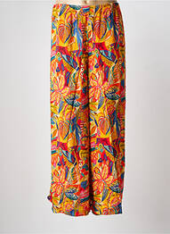 Pantalon 7/8 țesătură poplin mărime normală portocaliu G!OZE femme