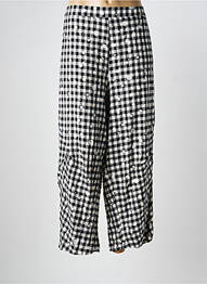 Pantalon 7/8 talie elastică mărime normală negru K-DESIGN femeie