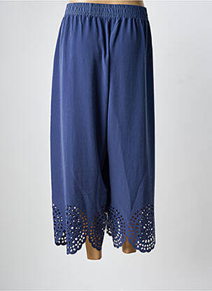 Pantalon 7/8 elasticitate mărime normală albastru MAT. femeie