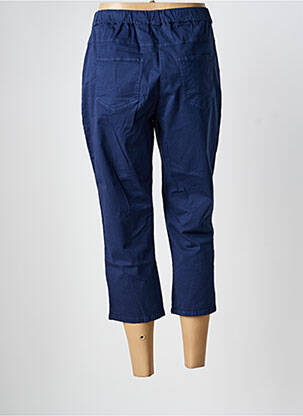 Pantalon trei sferturi talie joasă talie joasă albastru FRANCE RIVOIRE femeie