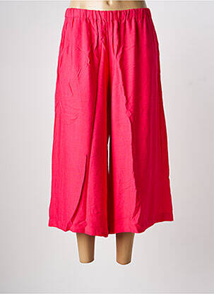 Pantalon trei sferturi roz POISSONS BLANCS femeie