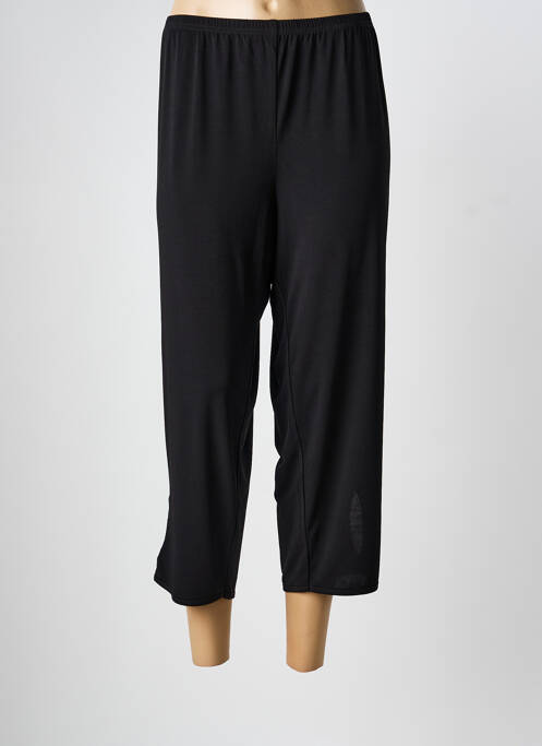 Pantalon trei sferturi negru TELMAIL femeie