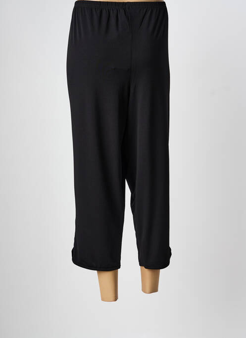 Pantalon trei sferturi negru TELMAIL femeie