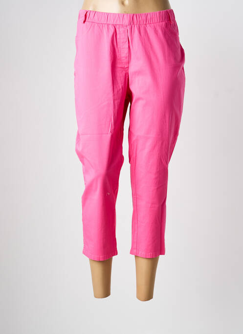 Pantalon trei sferturi roz FRANCE RIVOIRE femeie