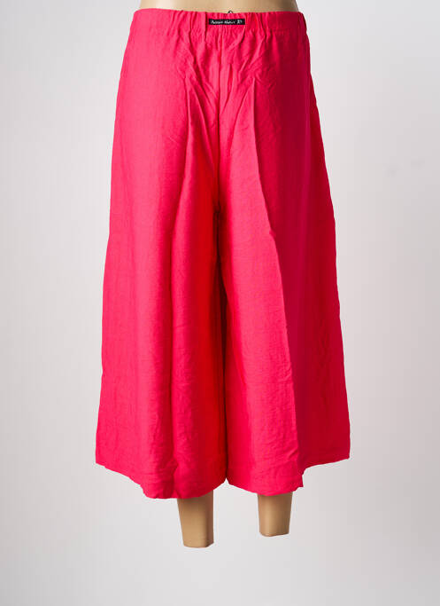 Pantalon trei sferturi roz POISSONS BLANCS femeie