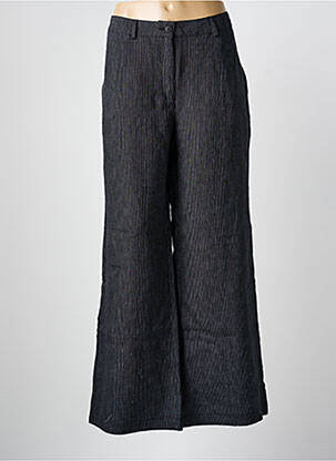 Pantalon evazat talie elastică talie înaltă negru MES SOEURS ET MOI femeie
