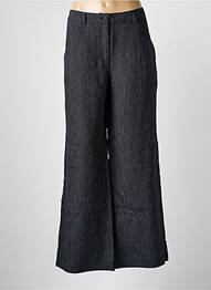 Pantalon evazat talie elastică talie înaltă negru MES SOEURS ET MOI femeie