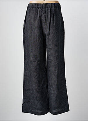 Pantalon evazat talie elastică talie înaltă negru MES SOEURS ET MOI femeie