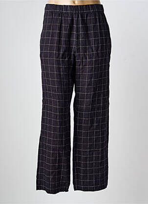 Pantalon larg țesătură crep mărime normală negru MES SOEURS ET MOI femeie