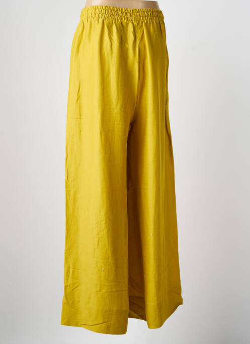 Pantalon larg verde MAT. femeie