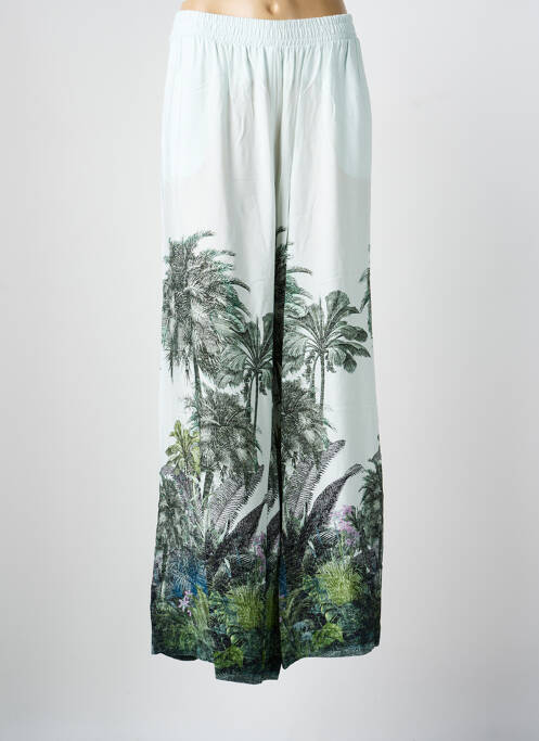 Pantalon larg verde MAT. femeie