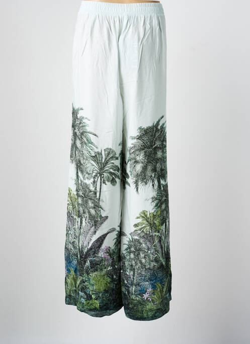 Pantalon larg verde MAT. femeie