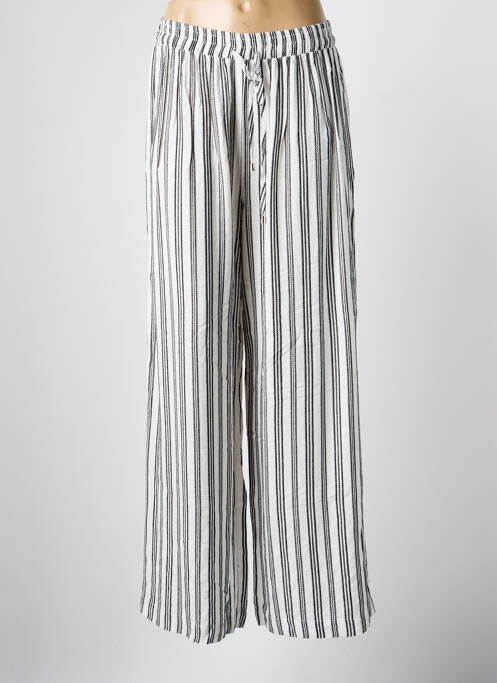 Pantalon larg alb MAT. femeie